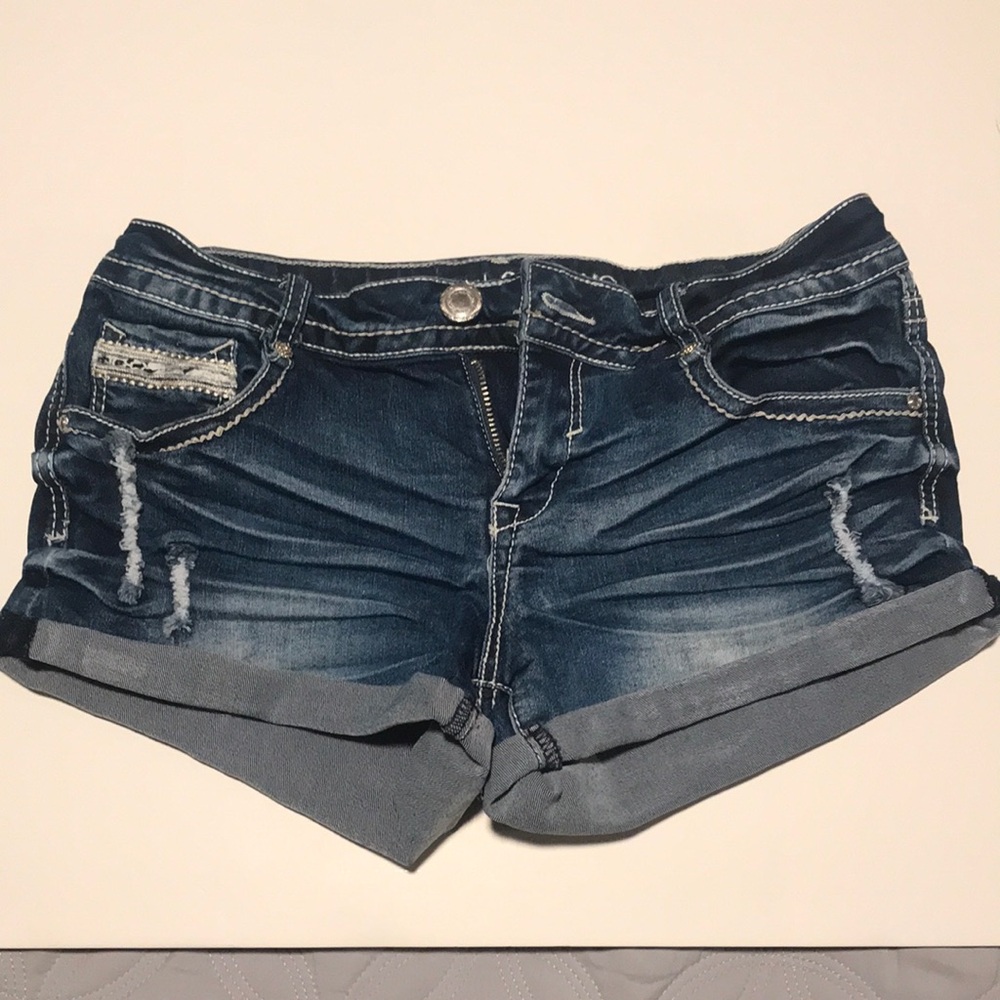 Almost famous blue jean shorts